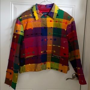 Coat of many colors! Purchased at a boutique